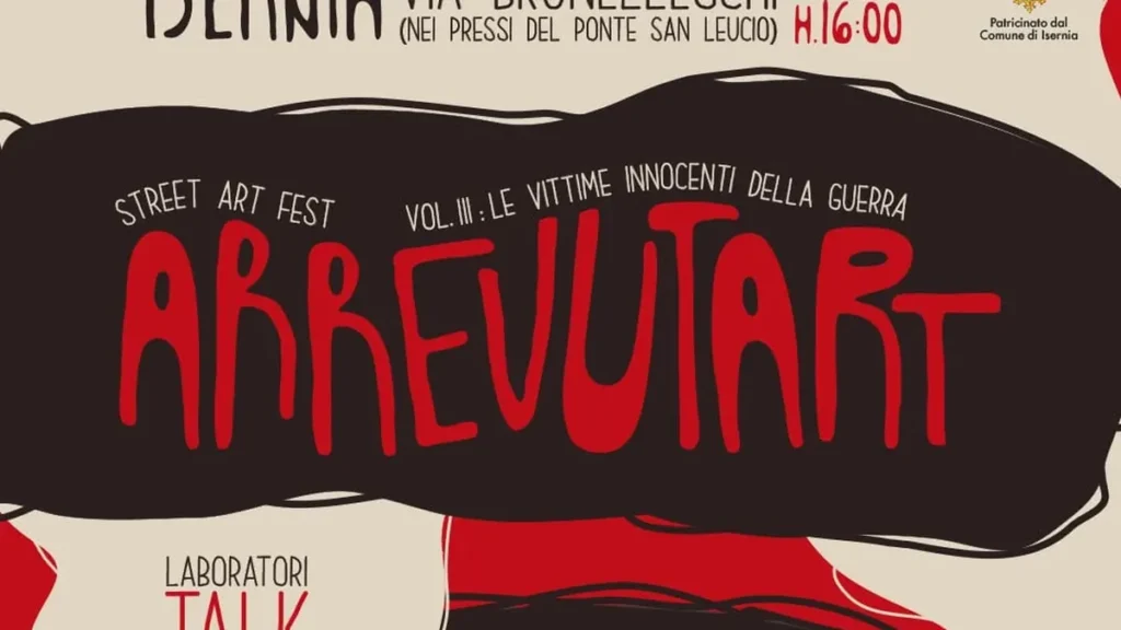 Locandina Arrevutart 2026, Street Art Fest a Isernia
