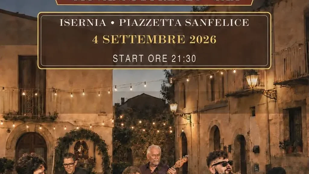 Locandina concerto Epoca Italian Swing a Isernia, Piazzetta Sanfelice