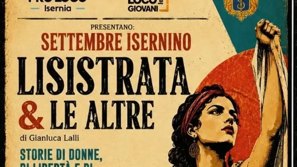 Locandina spettacolo teatrale Lisistrata & le altre a Isernia