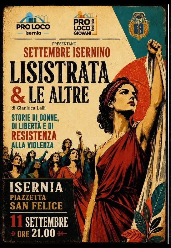 Locandina di Lisistrata e le altre di Gianluca Lalli a Isernia